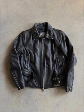 Vanson Medium Weight Women's Black Leather Jacket Sz M